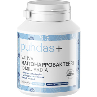 Vahva maitohappobakteeri Puhdas+ 75 kaps 10 miljardia