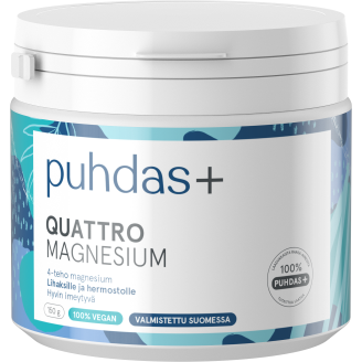 Magnesiumjauhe Puhdas+ 150 g Quattro