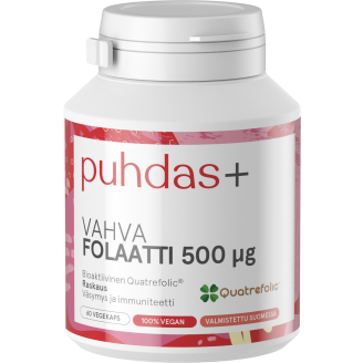 Folaatti Puhdas+ 500 µg 60 kaps 5-MTHF