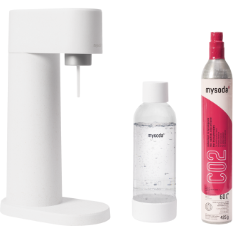 Hiilihapotuslaite Mysoda Woody valkoinen