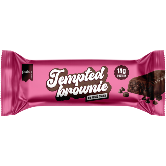 Proteiinipatukka Puls 45 g Tempted Brownie