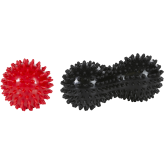 Hierontapallosetti Gymstick Spikey Massage Ball Combo, 2 kpl