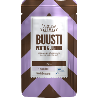 Koiranruoka Dagsmark 90 g Buusti pentu & juniori patee