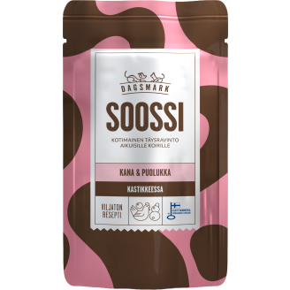 Koiranruoka Dagsmark 120 g Soossi kana-puolukka kastikkeessa
