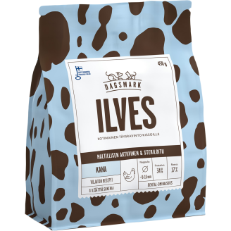 Kissanruoka Dagsmark 450 g Ilves kana steriloiduille