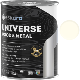 Yleismaali Eskaro Universe Wood & Metal 0,9 l valkoinen