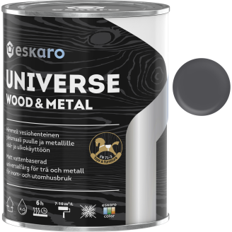 Yleismaali Eskaro Universe Wood & Metal 0,9 l tumman harmaa