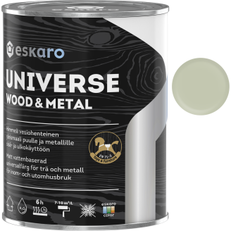 Yleismaali Eskaro Universe Wood & Metal 0,9 l vaalean vihreä