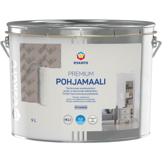 Pohjamaali Eskaro Premium 9 l valkoinen