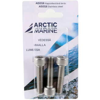 Kuusiokoloruuvi DIN 912 M10x40mm A4