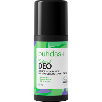 Deo Puhdas+ 50 ml metsäkuusi & muskatellisalvia