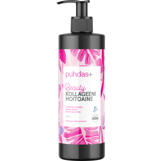 Hoitoaine Puhdas+ 240 ml Beauty kollageeni & biotiini