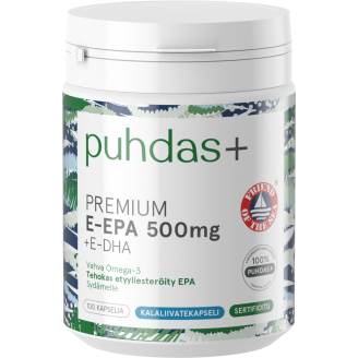 Premium E-EPA Puhdas+ 500 mg 100 kaps + E-DHA