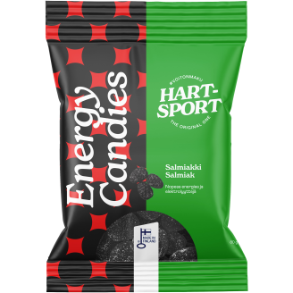 Energiakarkki Hart-Sport 80 g Energy Candies salmiakki