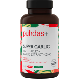 Super Garlic Puhdas+ 60 kpl 120 mg