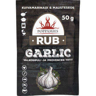 Mausteseos Poppamies 50 g Rub Garlic