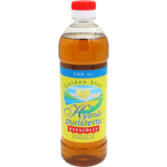 Rypsiöljy Golden Star 500 ml kylmäpuristettu