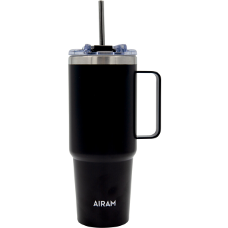 Teräsmuki Airam 850 ml Jumbo musta