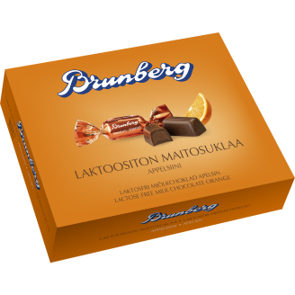 Maitosuklaakonvehti Brunberg 250 g appelsiini, laktoositon