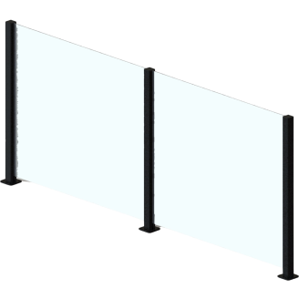 Lasielementti Green Land Patio kirkas