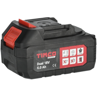 Akku Timco Dual 18V 6Ah varausilmaisin