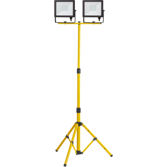 LED-valonheitin 2 x 20 W kolmijalka Work
