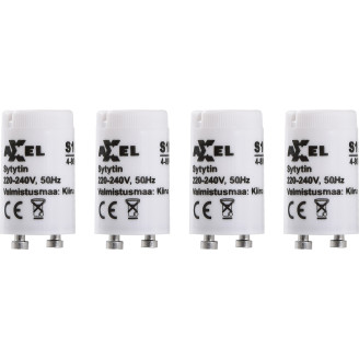 Loisteputken sytytin Axxel 4-80 W, 4 kpl