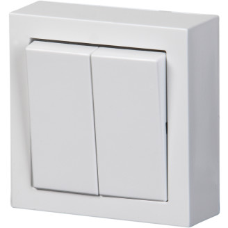 Kytkin ABB Impressivo pinta 5 1065A-84P valkoinen