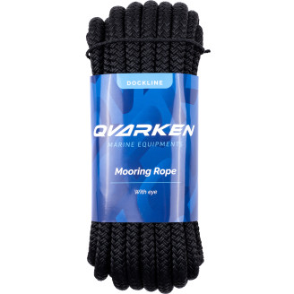Kiinnitysköysi Qvarken Dockline 14 mm / 10 m, silmukallinen, musta
