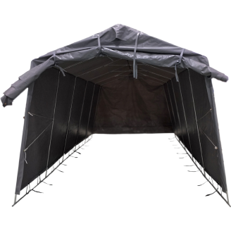 Pressutalli Fornorth 3,2 x 6 m, tummanharmaa