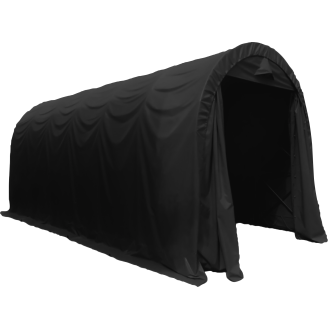 Pressutalli Fornorth 4 x 8 m, 500g/m2, musta