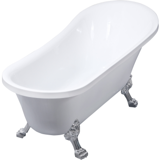 Tassuamme Lykke Nordic Deluxe 1500 x 750 x 710 mm, valkoinen