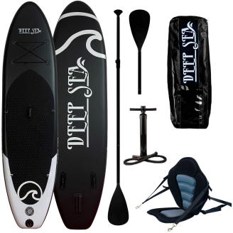 SUP-lautasetti Deep Sea 300 cm Kayak Pro musta