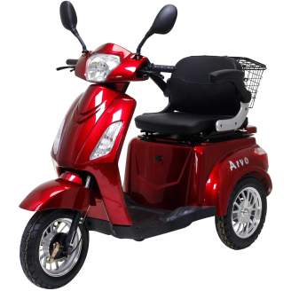 Senioriskootteri Arvo P300 punainen