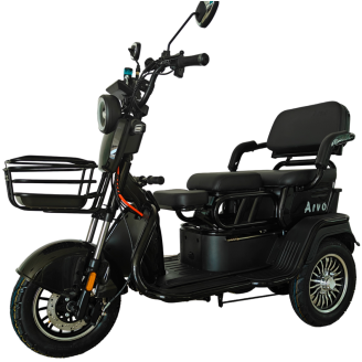 Senioriskootteri Arvo P200 musta