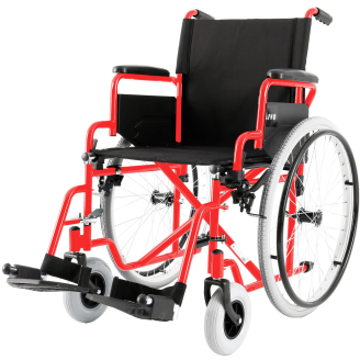 Pyörätuoli Arvo Basic, punainen