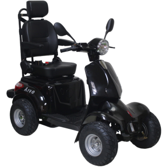Senioriskootteri Arvo P900 musta