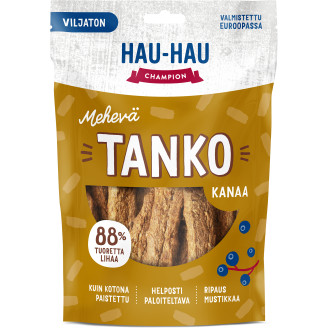 Koiran herkku Hau-Hau 140 g Mehevä Tanko kanaa