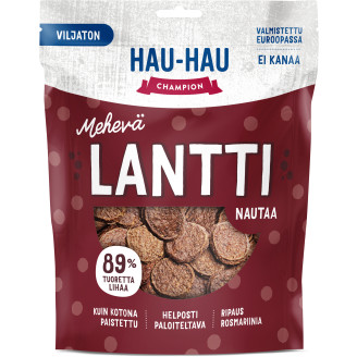 Koiran herkku Hau-Hau 400 g Mehevä Lantti nautaa