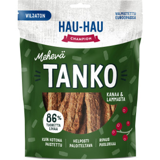 Koiran herkku Hau-Hau 400 g Mehevä Tanko kanaa & lammasta