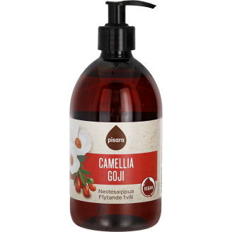 Nestesaippua Pisara 500 ml Vegan Camellia Oil & Goji