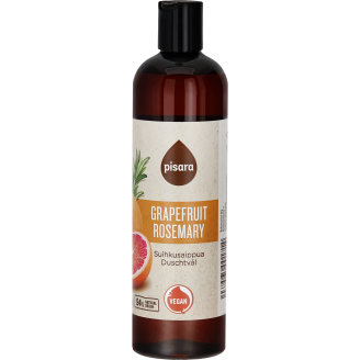 Suihkusaippua Pisara 400 ml Vegan Grapefruit & Rosemary Oil