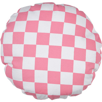 Koristetyyny Miny 40 cm ruutu pinkki