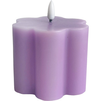 LED-kynttilä Miny 10 cm lila