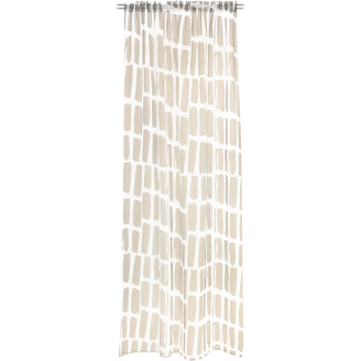 Verho Nordic Tricot 145 x 240 cm Loviisa beige/valkoinen