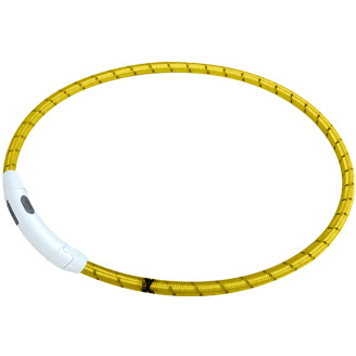 Valopanta Jalo USB-ladattava heijastimella keltainen