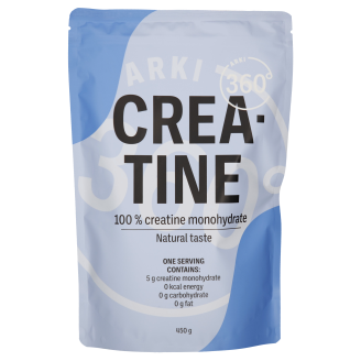 Kreatiini Arki 360° 450 g maustamaton