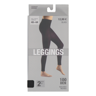 Naisten leggingsit Pola 100 den 2 kpl/pkt