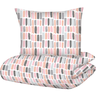 Pussilakanasetti Nordic Tricot 150 x 210 cm Loviisa pastelli