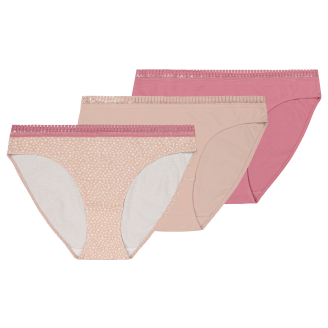 Naisten tai-alushousut Pola Dannie puuvilla pilkut 3 kpl